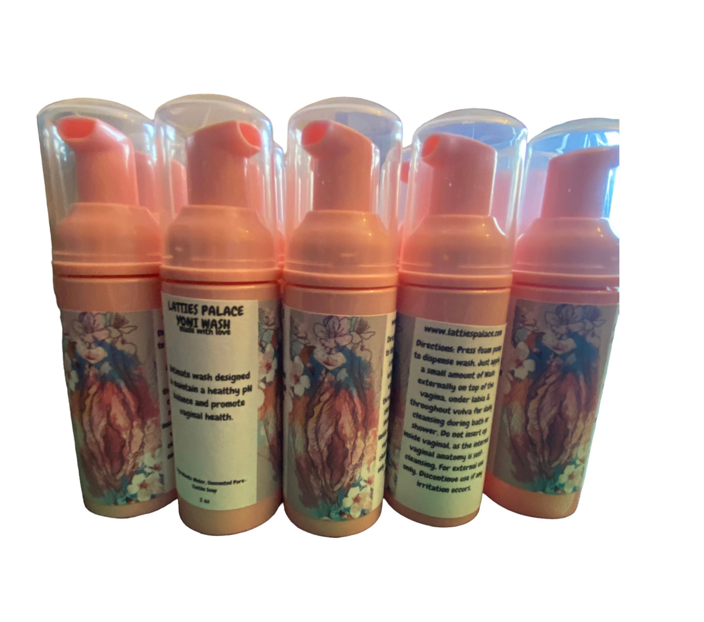 2oz Foam Yoni Wash | Unscented | 100% Natural Feminine Cleanser