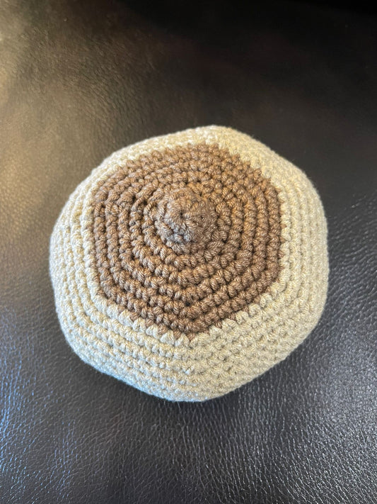 Handmade Crochet Breast Model –