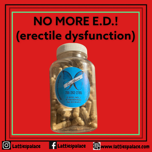 NO MORE E.D. (erectile dysfunction)