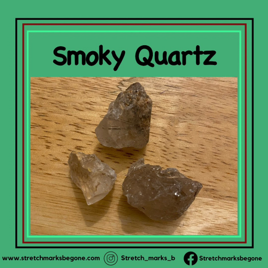 SMOKY QUARTZ Raw Gemstones - Stretchmarksbegone