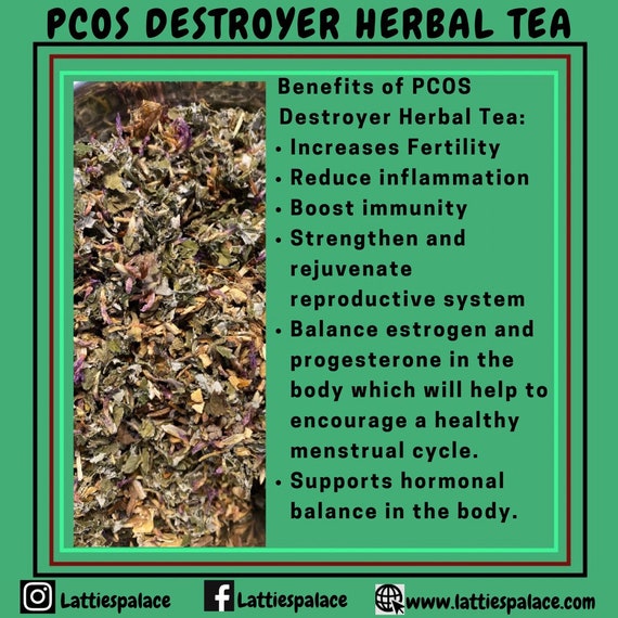 PCOS Destroyer Herbal Tea Blend (loose herbs)