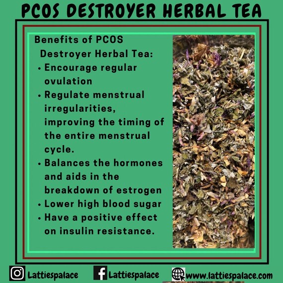 PCOS Destroyer Herbal Tea Blend (loose herbs)