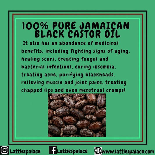 100% Raw Unrefined Black Jamaican Castor Oil