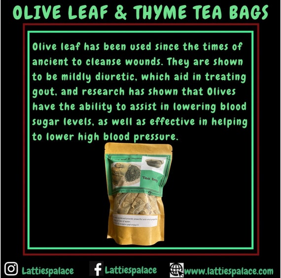 Olive leaf & Thyme Tea bags-antiviral blend -organic