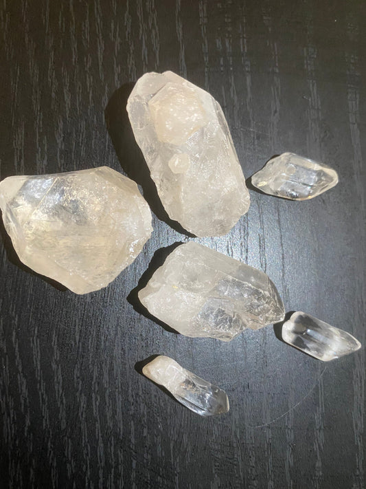 Clear Quartz Raw Gemstones - Stretchmarksbegone
