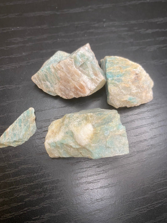 AMAZONITE Raw Gemstones - Stretchmarksbegone