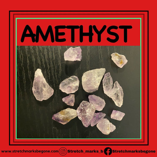 AMETHYST Raw Gemstones - Stretchmarksbegone