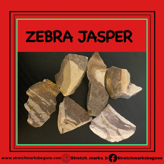 Zebra Jasper Raw Gemstones - Stretchmarksbegone