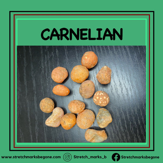 Carnelian Raw Gemstones - Stretchmarksbegone