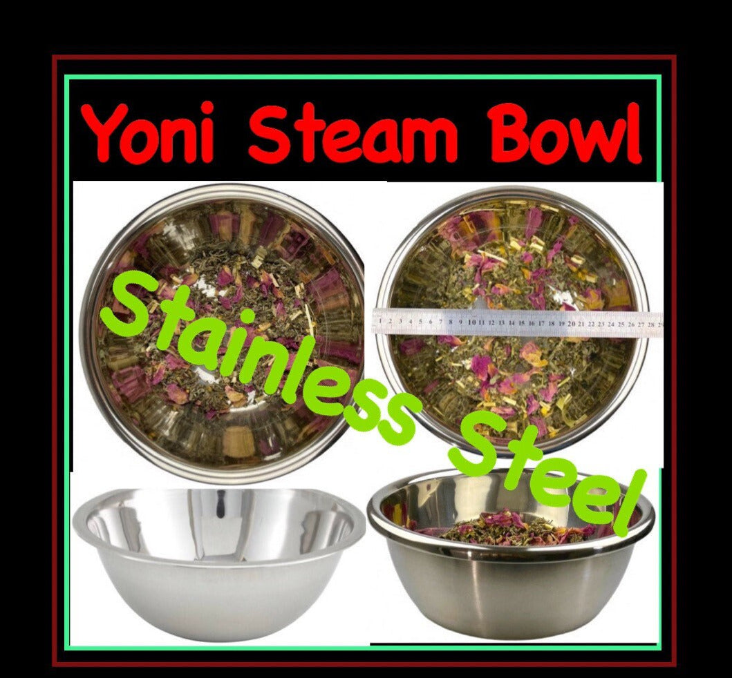 Stainless Steel Yoni Steam Bowl 28 gauge - Stretchmarksbegone