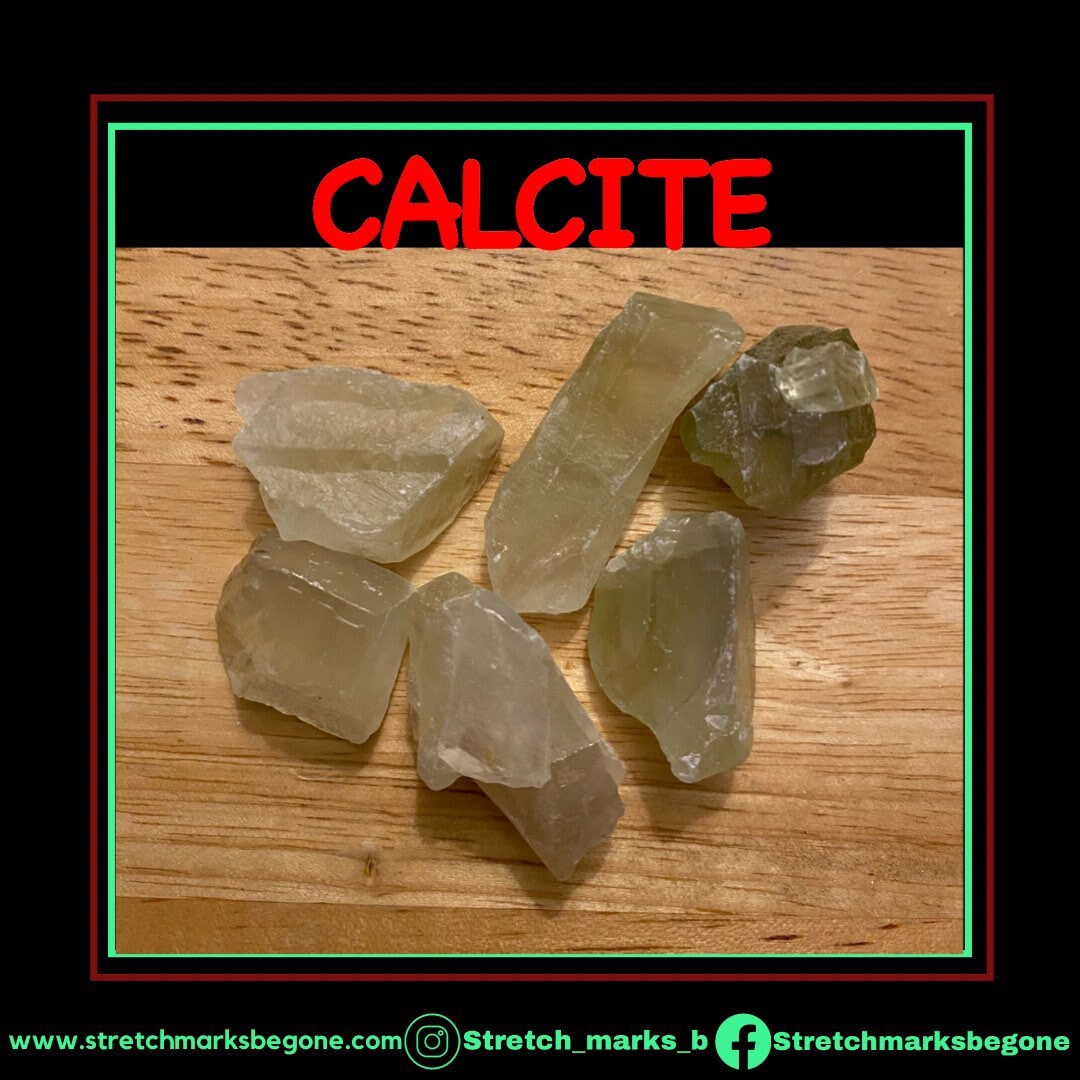 CALCITE Raw Gemstones - Stretchmarksbegone