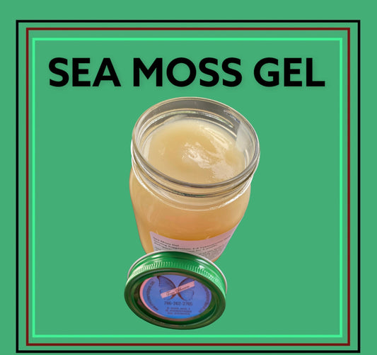 Organic-Wild-crafted Sea Moss Gel 4-8 oz - LattiesPalace