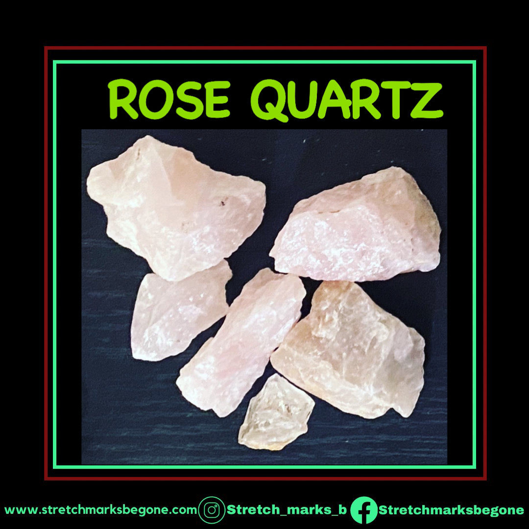 Rose Quartz Raw Gemstones - Stretchmarksbegone