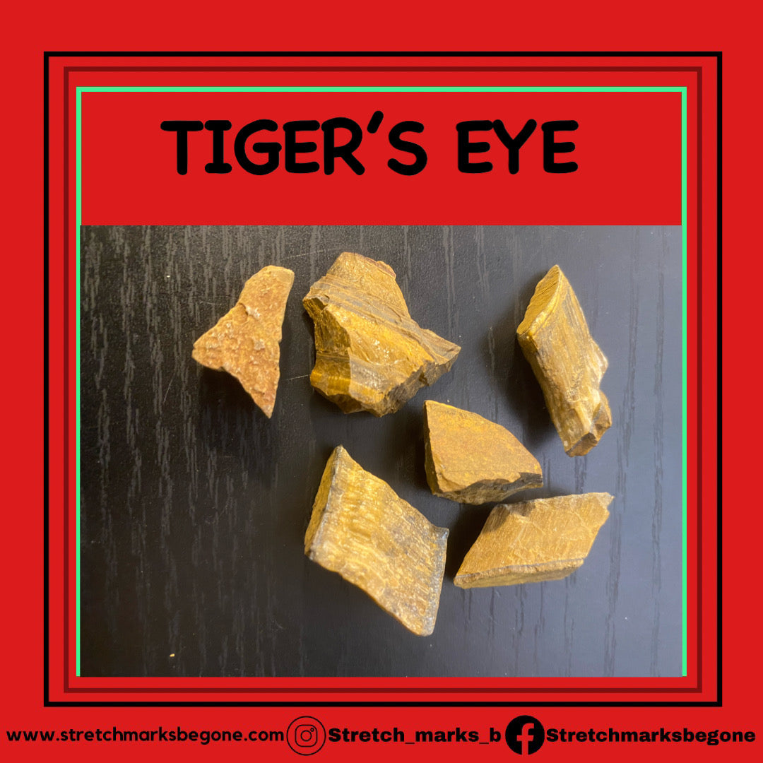 Tiger Eye Raw Gemstones - Stretchmarksbegone